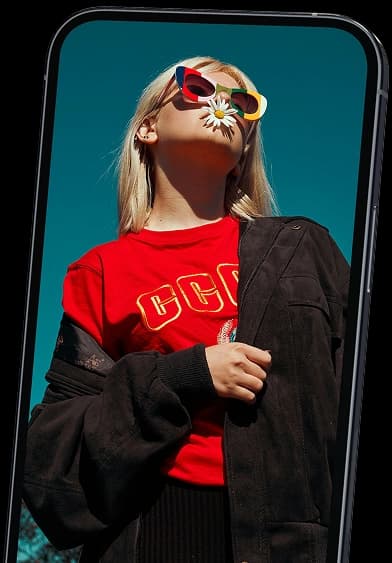 Person with stylish outfit